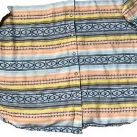 ARIAT XXL SOFT AZTEC PRINT SNAP FRONT SHIRT - Picture 13 of 13